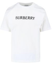 Burberry - T-Shirts And Polos Cotton - Lyst