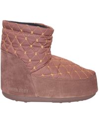 Moon Boot - Icon Low No Lace Quilted - Lyst