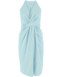 Bottega Veneta - Pastel Light Stretch Viscose Blend Dress - Lyst