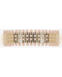 L'EIGHT STUDIO - Bracelet With Micro-Stud Panel Steel - Lyst