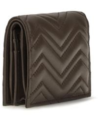 Gucci - Wallet Gg Marmont Toasted Calf Leather & Purses - Lyst