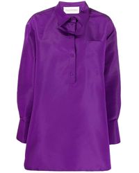 Valentino - Long-Sleeve Button-Up Shirt - Lyst