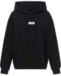 MM6 by Maison Margiela - Mm6 Maison Margiela Cotton Logo-Patch Hoodie - Lyst