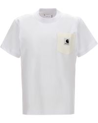 Sacai - T-Shirt X Carhartt Wip - Lyst