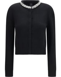 Pinko - Colonia Cardigan With Jewel Collar - Lyst