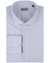 Sartorio Napoli - Shirt With Micro Pattern - Lyst