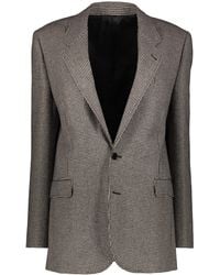 Celine - Wool Single-Breasted Blazer - Lyst