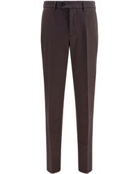 Brunello Cucinelli - Dyed Cotton Pants - Lyst