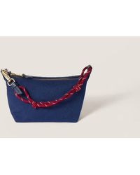 Miu Miu - Miu Miu Canvas With Rope Strap Shoulder Bag - Lyst