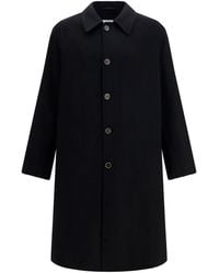 MM6 by Maison Margiela - Double-Face Wool Coat Ovis Aries - Lyst