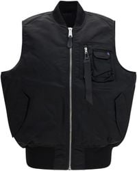 Alpha Industries - Ma-1 Base Vest Nylon Blazers E Vests - Lyst