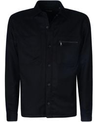 Zegna - Two-Pocket Buttoned Shirt - Lyst