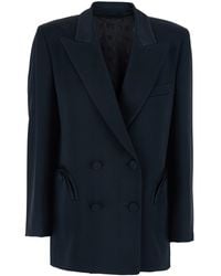 Blazé Milano - Double-Breasted Jacket With Peak Lapels - Lyst