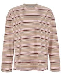 sunflower - T-Shirt Stripe Ls Pocket With And Long Sleeves Cotton Jersey - Lyst