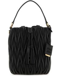 Miu Miu - Nappa Leather Handbag - Lyst