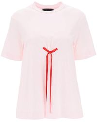 Simone Rocha - A Line T Shirt With Bow Detail - Lyst