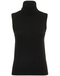 Michael Kors - Sleeveless Sweater With High Collar - Lyst