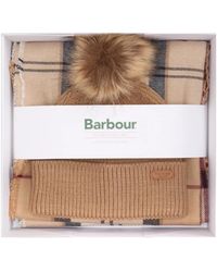 Barbour - Gift Set Dover Beanie Hailes Hessian Tartan - Lyst