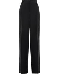 MICHAEL Michael Kors - Crêpe Trousers Polyester Wide-Leg - Lyst
