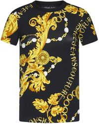 Versace - Chain Couture T-Shirt - Lyst