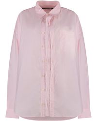 Y. Project - Stretch Cotton Shirt With Front Pocket - Lyst