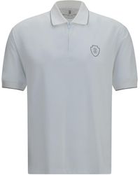 Brunello Cucinelli - Polo With Crest - Lyst