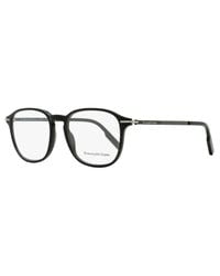 ZEGNA - Soft Square Eyeglasses Ez5229 001 52Mm Plastic (Acetate) - Lyst