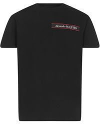 Alexander McQueen T-shirts And Polos Black