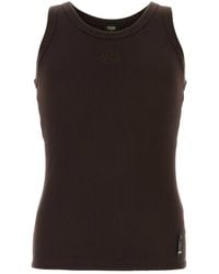 Fendi - Stretch Nylon Tank Top - Lyst