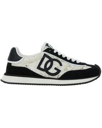 Dolce & Gabbana - Sports Shoes With Logo - Lyst