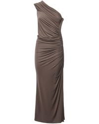 Alaïa - Soft Jersey Draped Dress - Lyst