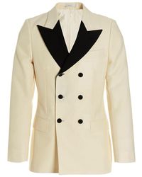 Gucci - Mohair Wool Double Breast Blazer Jacket - Lyst