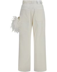 DARKPARK - Lisa Feather Chain Corduroy Pants Cotton - Lyst
