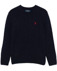 Polo Ralph Lauren - Wool And Cashmere Sweater With Pony Embroidery - Lyst