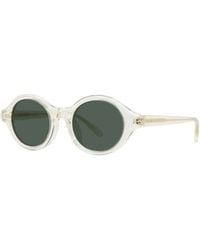 Loewe - Sunglasses Square Full Rim, Transparent Pale Frame And Lens Lw40162U57N - Lyst