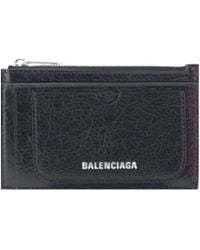 Balenciaga - Superbusy Card Holder Lamb Ovis Aries Wallet - Lyst