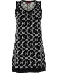 Gucci - Gg Knit Dress - Lyst