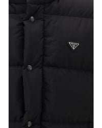 Prada - Puffer Jacket Re-Nylon Inner Goose Down Padded - Lyst