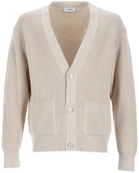 Lardini - Knitted Cardigan Cotton Jumpers - Lyst