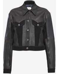Versace - Leather Jacket - Lyst