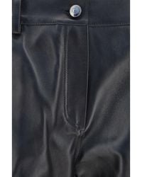 Magda Butrym - Leather Straight-Leg Pants Sheep Trousers - Lyst