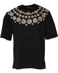 Dolce & Gabbana - Coin Print Basic Tshirt - Lyst