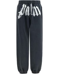 Palm Angels - Sweatpants With Drawstring And Logo - Lyst