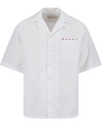 Marni - Crisp Shirt With Pointed Collar - Lyst