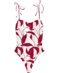Kiton - Printed One-Piece Swimsuit - Lyst