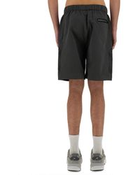 Alpha Industries - Alpha Industries Laser Cut Polyester Bermuda Shorts - Lyst