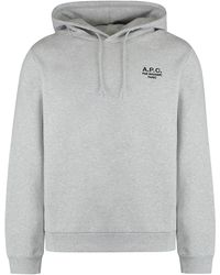 A.P.C. - Rue Madame Cotton Hoodie Jumpers - Lyst