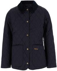 Barbour - Quilted Jacket With Contrast Collar - Lyst