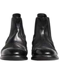 Dolce & Gabbana - Brogue Ankle Boots - Lyst