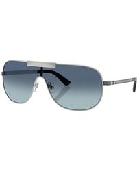 Versace - Sunglasses Shield Full Rim, Frame And Light Gradient Dark Lens Ve2293100019 - Lyst